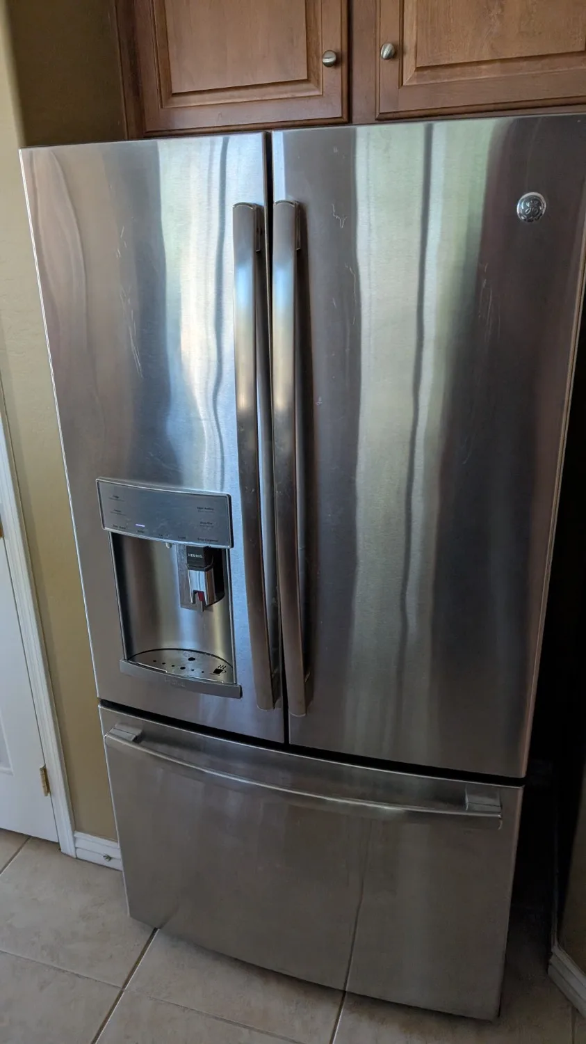 GE refrigerator drain line repair in Queen Creek